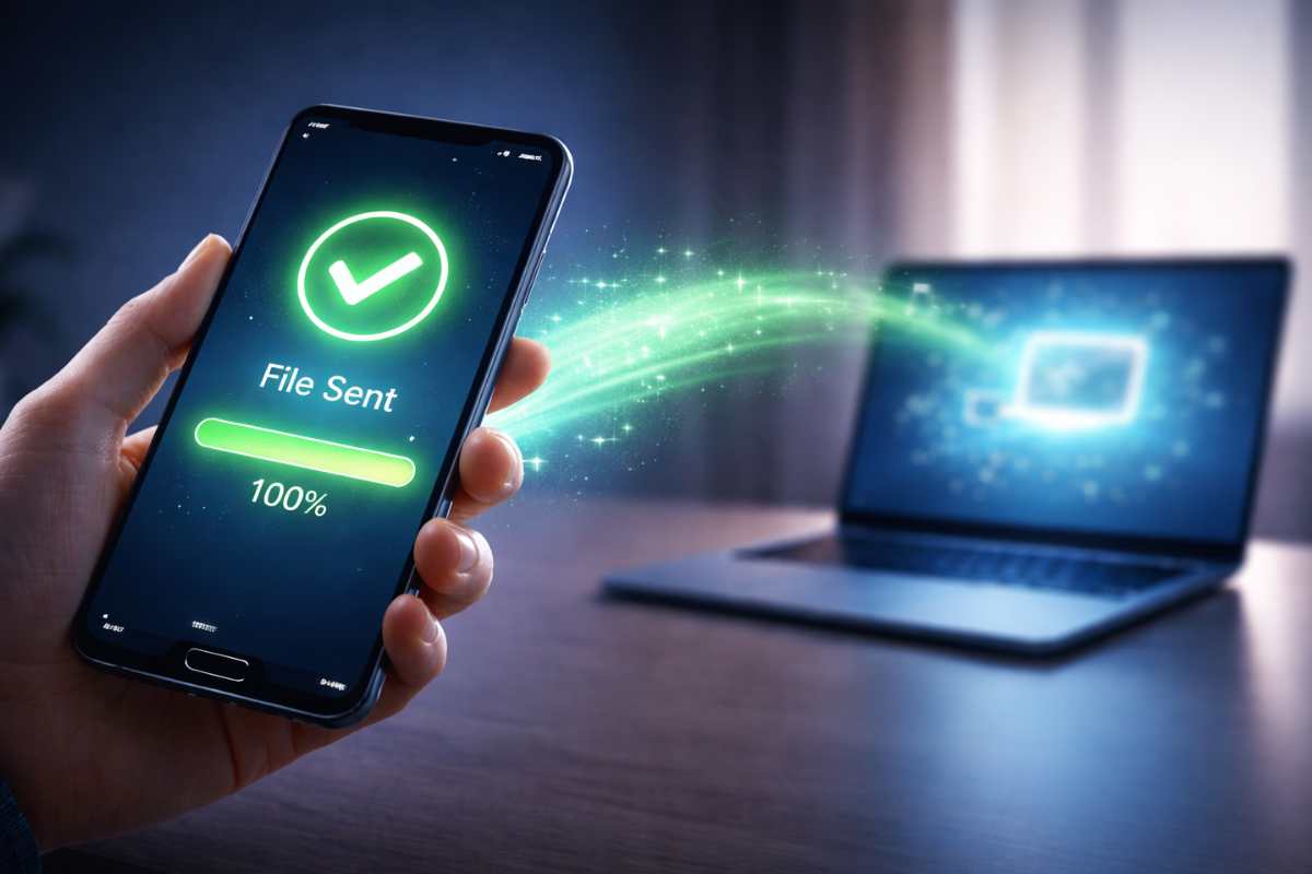 Trasferimento file da smartphone a pc